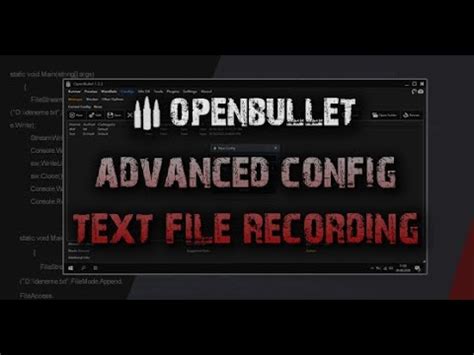 OB loli. . Openbullet config file
